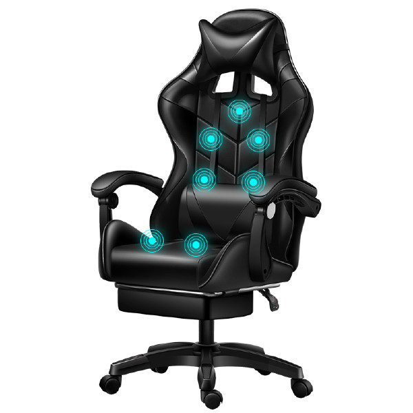 Cheap Office Furniture Modern Chair Game Ergonomic Game Chair Massage Game Racing Footrest Chair