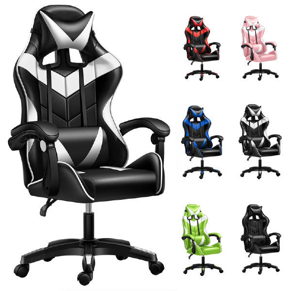 PC Swiveling Computer Racing Game Chair Silla Gamer Reclining Speaker PC Gaming Chair