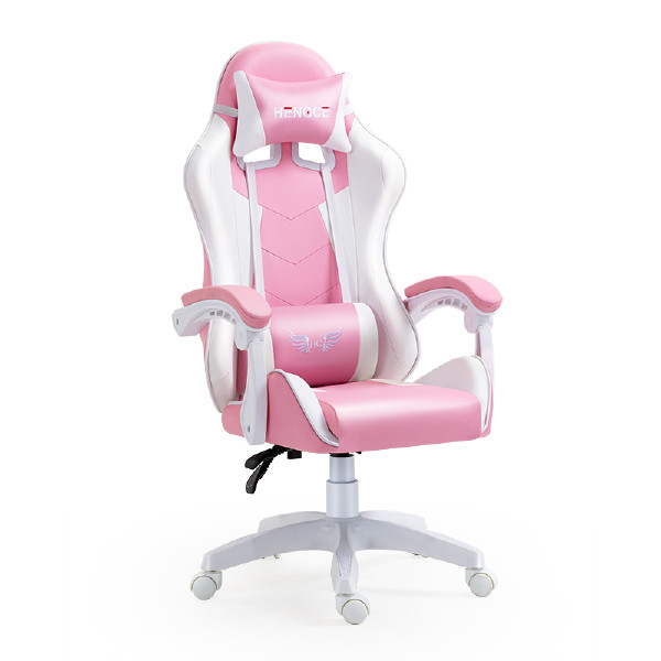 Good Design Hot Sale Pink Hign Quality OEM ODM Ergonomic Silla Gamer PC Gaming Swivel Racing Gaming Chair