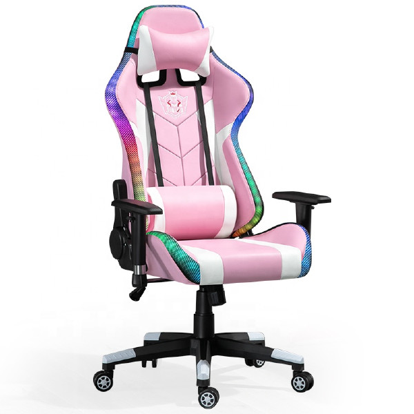 2021 Hot Sale Reclining Colorful RGB Cadeira Gaming Chair PC Chair