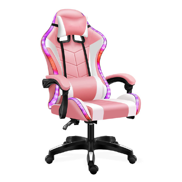 2021 RGB Gaming Chair Computer Massage Audio Function Blue tooth Control Music Playback Gaming Chairs