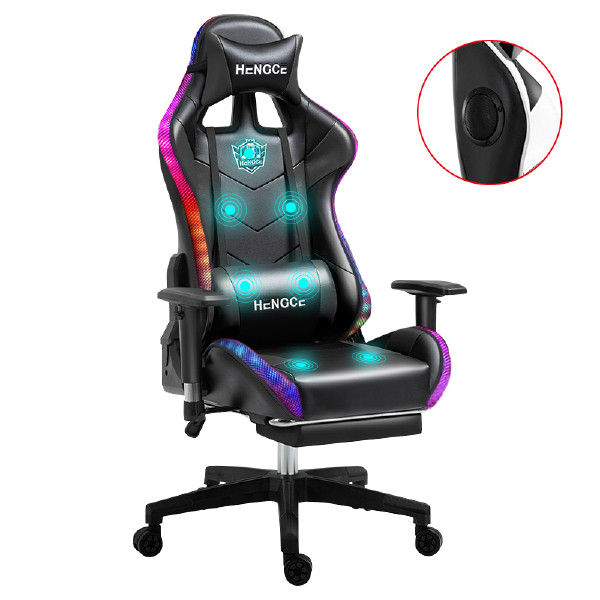 RGB LED Good Design Hign Quality Hot Sale OEM ODM Ergonomic Silla Gamer PC Gaming Swivel Racing Gaming Chair