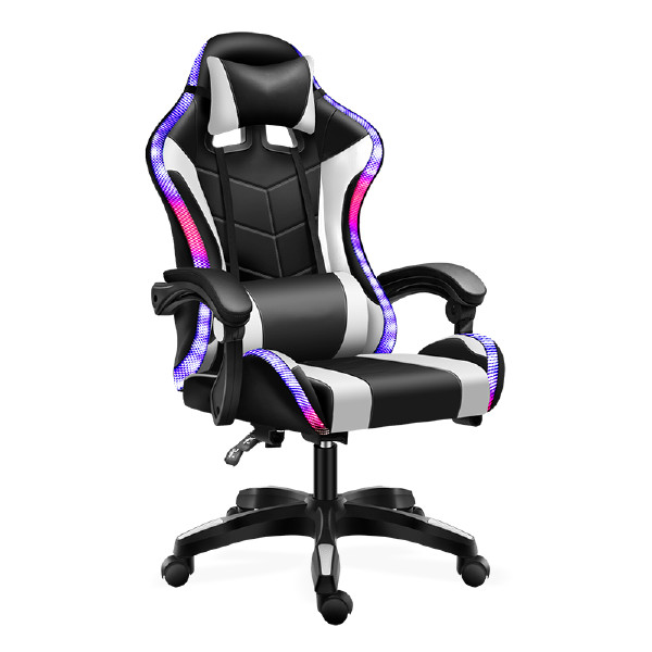 2021 Nice Quality Swiveling RGB Silla Gamer Racing Gaming Chair with Armrest