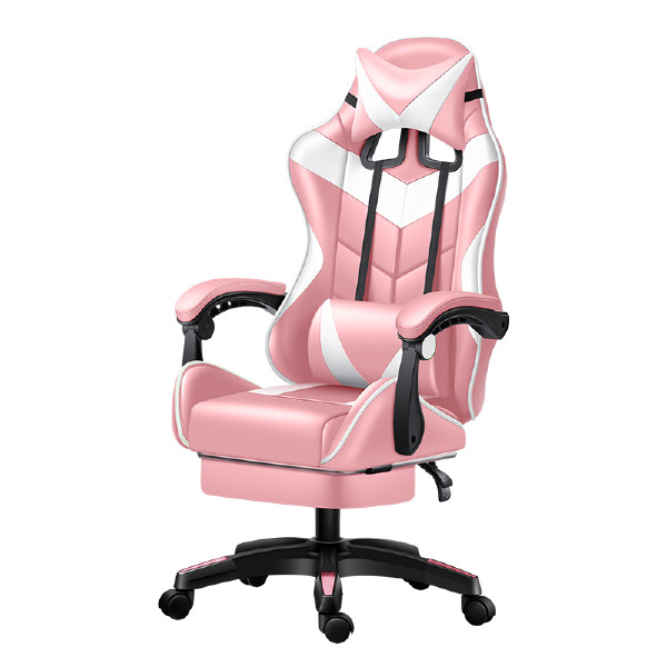 New Product Customize Embroidery Logo Adjustable Silla Gaming Chair Gamer With Footrest