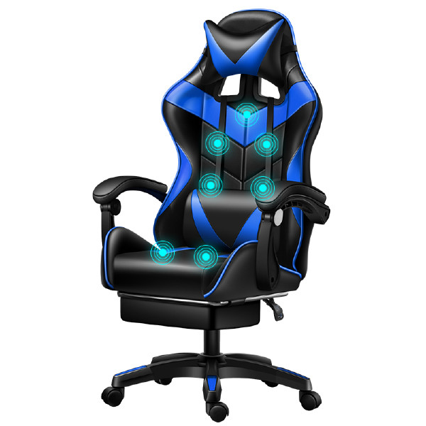 High Quality Gaming Chair Racing Computer PC Gamering Chair Gaming Chair Massage And Footrest