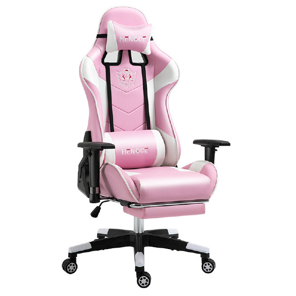 Amazon Hot Free Sample Comfortable Swivel Racing Gaming Chair with Footrest