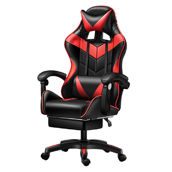 Cheap Custom High Back PVC Leather PC Game Computer Office Furniture Racing Gaming Chair With Footrest