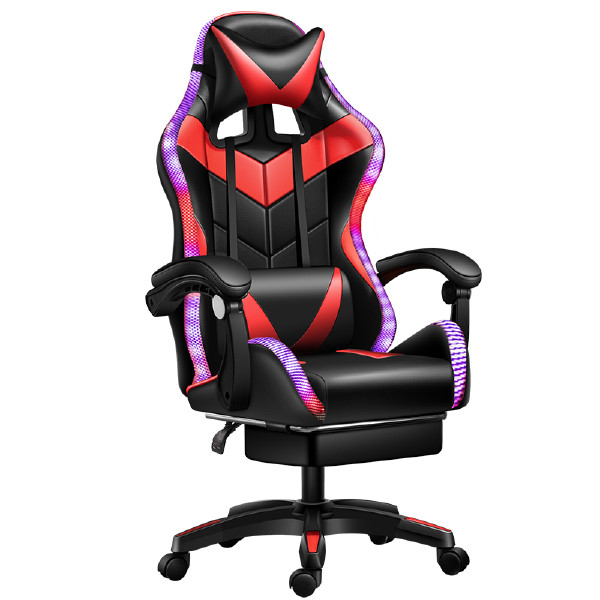 Best Selling Ergonomic Leather E-sports RGB Game Chair Sport Gaming Chair With Footrest Buy Direct From China Factory