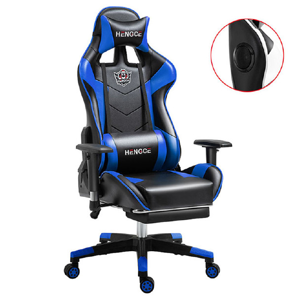 Top Sale Customized Ultimate Fast Delivery Recliner Music Race Gaming Chair Silla Gamer Gaming Computer Chair with Bt Speaker