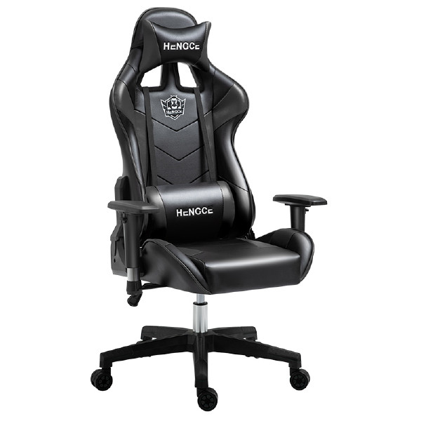 OEM ODM High Quality Comfortable High Back Computer Rocker Gaming Chair with Removable Head Rest Lubar Cushion