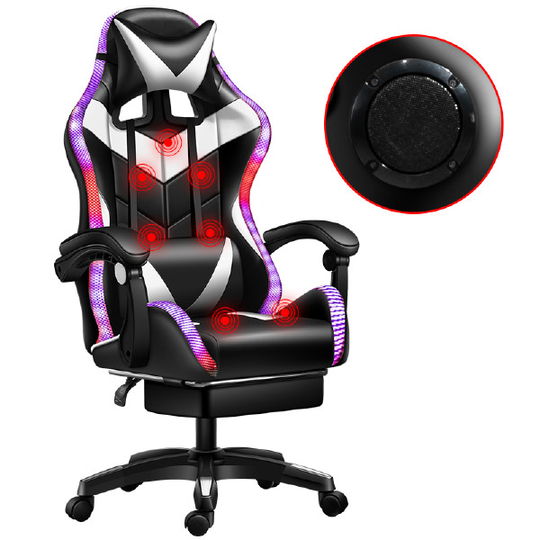 Hot Sale RGB LED New Design Hign Quality OEM ODM Ergonomic Silla Gamer PC Gaming Swivel Racing Gaming Chair