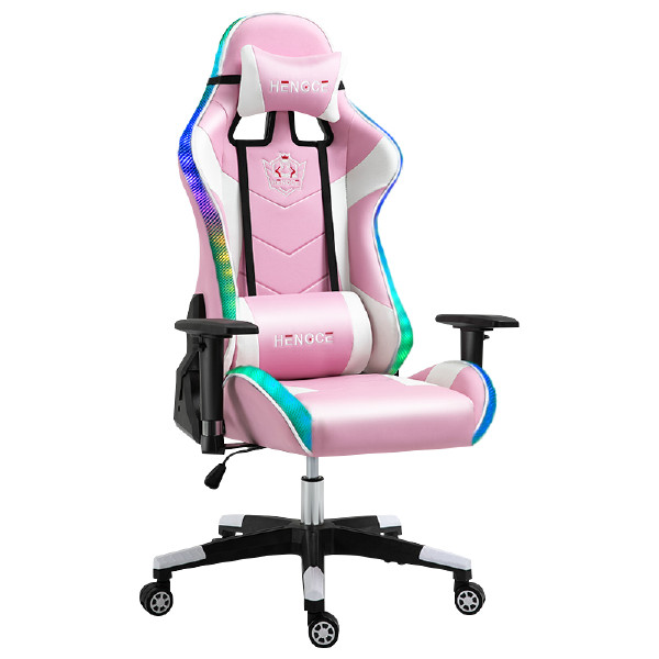 Custom Color Top Quality Adjustable RGB Race Gaming Chair Silla Gamer Gaming Gear Chair